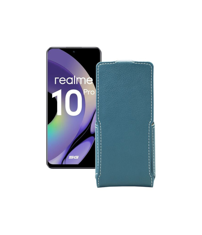 Чохол-флип з екошкіри для телефону Realme 10 Pro