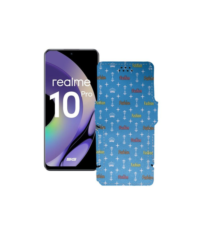 Чохол-книжка з екошкіри для телефону Realme 10 Pro