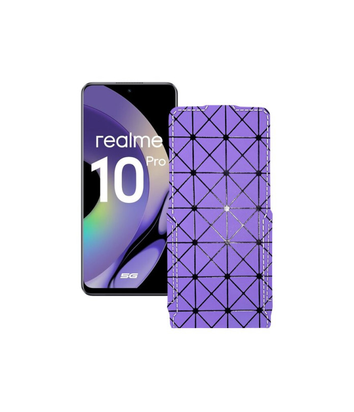 Чохол-флип з екошкіри для телефону Realme 10 Pro