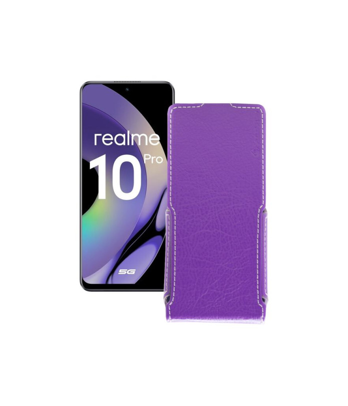 Чохол-флип з екошкіри для телефону Realme 10 Pro