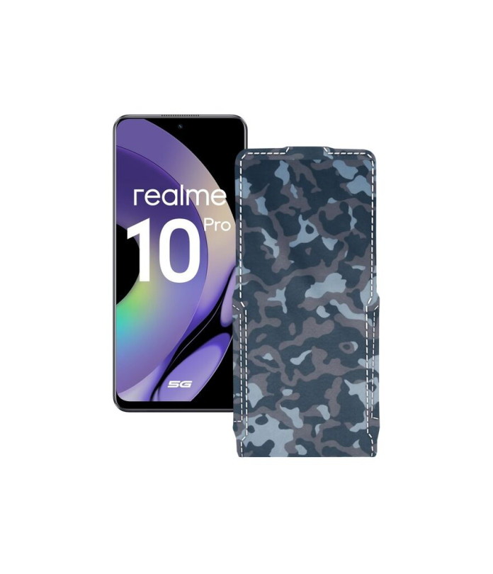 Чохол-флип з екошкіри для телефону Realme 10 Pro