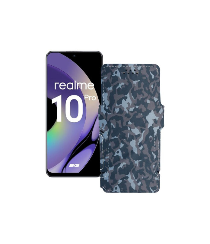 Чохол-книжка з екошкіри для телефону Realme 10 Pro