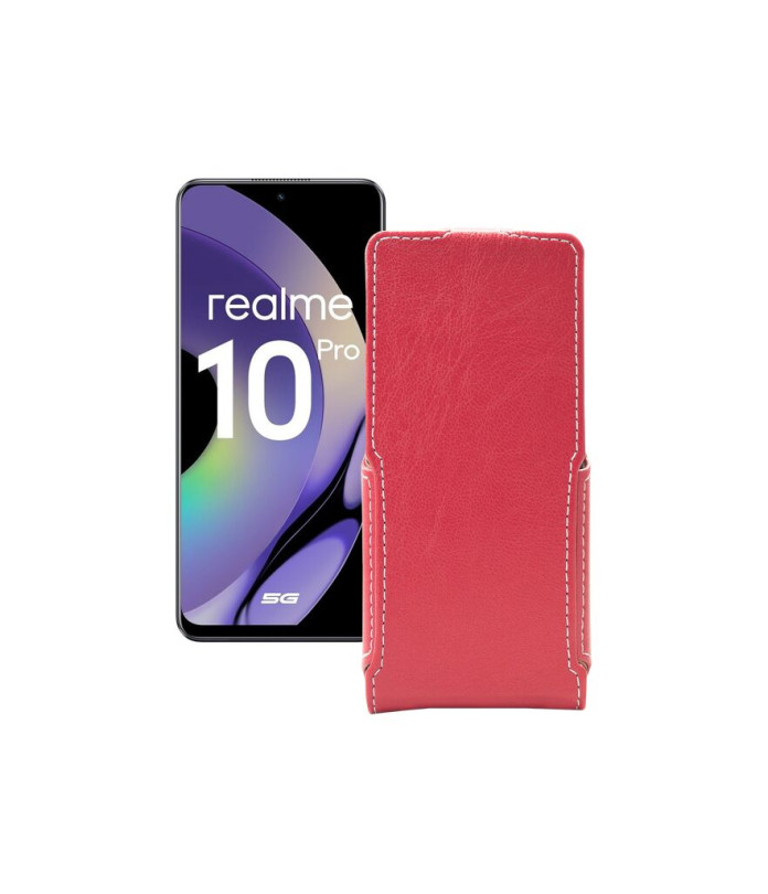 Чохол-флип з екошкіри для телефону Realme 10 Pro