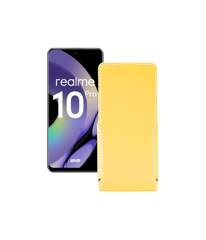 Чохол-флип з екошкіри для телефону Realme 10 Pro