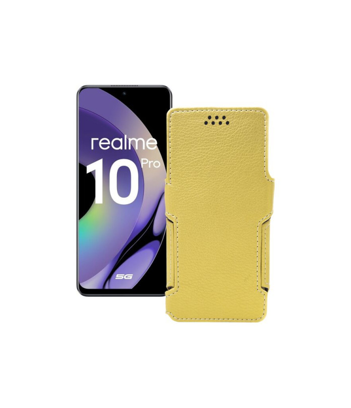 Чохол-книжка з екошкіри для телефону Realme 10 Pro