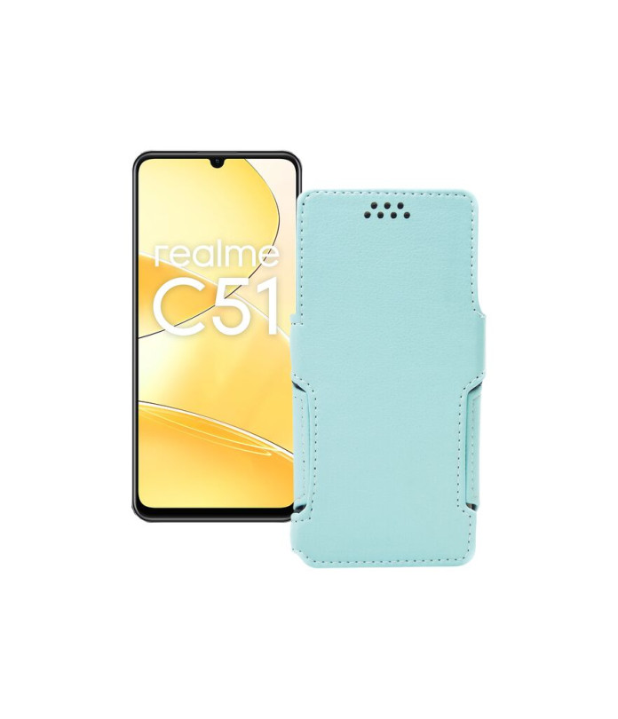 Чохол-книжка з екошкіри для телефону Realme C51