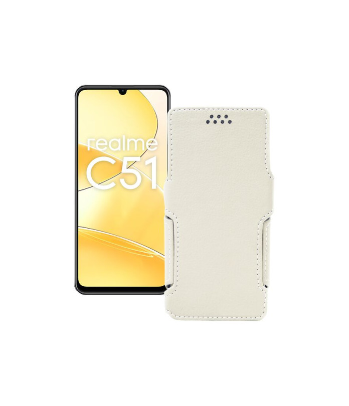 Чохол-книжка з екошкіри для телефону Realme C51