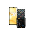 Чохол-флип з екошкіри для телефону Realme C51