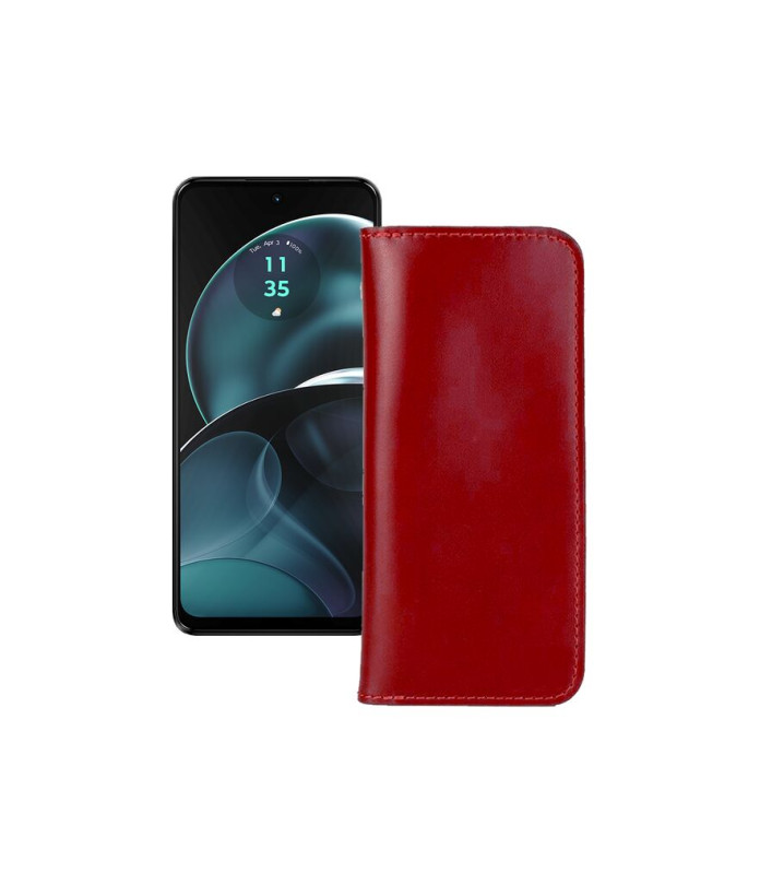 Портмоне з шкіри для телефону Motorola Moto G04