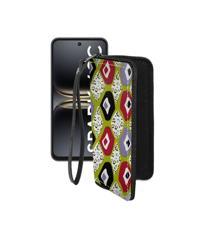 Чохол-гаманець з екошкіри для телефону Tecno Spark 40C