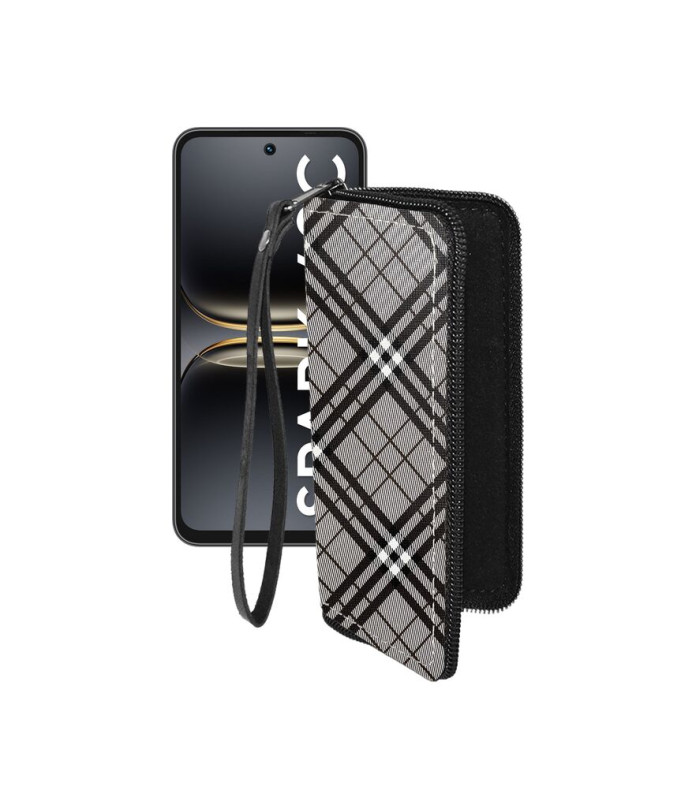 Чохол-гаманець з екошкіри для телефону Tecno Spark 40C