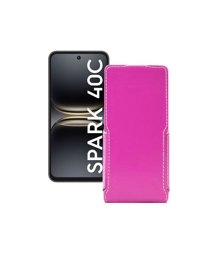 Чохол-флип з екошкіри для телефону Tecno Spark 40C