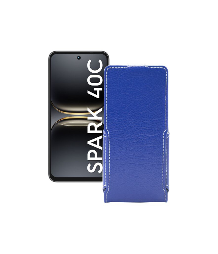 Чохол-флип з екошкіри для телефону Tecno Spark 40C