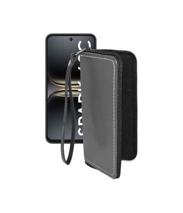 Чохол-гаманець з екошкіри для телефону Tecno Spark 40C