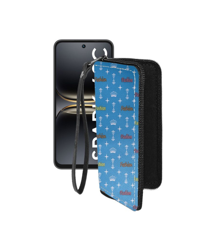 Чохол-гаманець з екошкіри для телефону Tecno Spark 40C