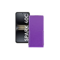 Чохол-флип з екошкіри для телефону Tecno Spark 40C