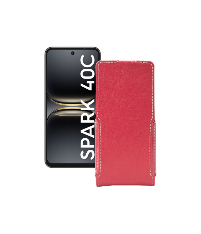 Чохол-флип з екошкіри для телефону Tecno Spark 40C