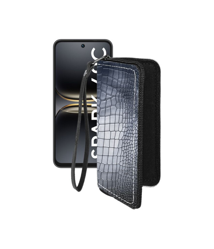 Чохол-гаманець з екошкіри для телефону Tecno Spark 40C