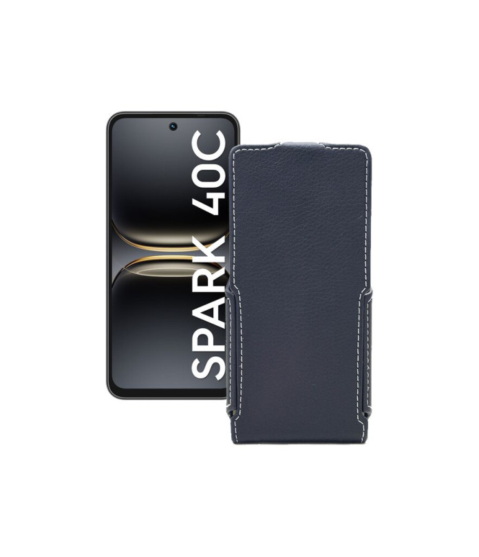 Чохол-флип з екошкіри для телефону Tecno Spark 40C