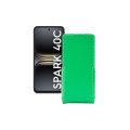 Чохол-флип з екошкіри для телефону Tecno Spark 40C