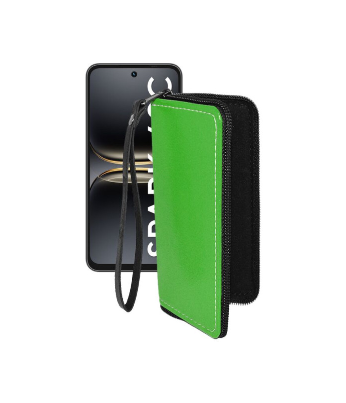 Чохол-гаманець з екошкіри для телефону Tecno Spark 40C