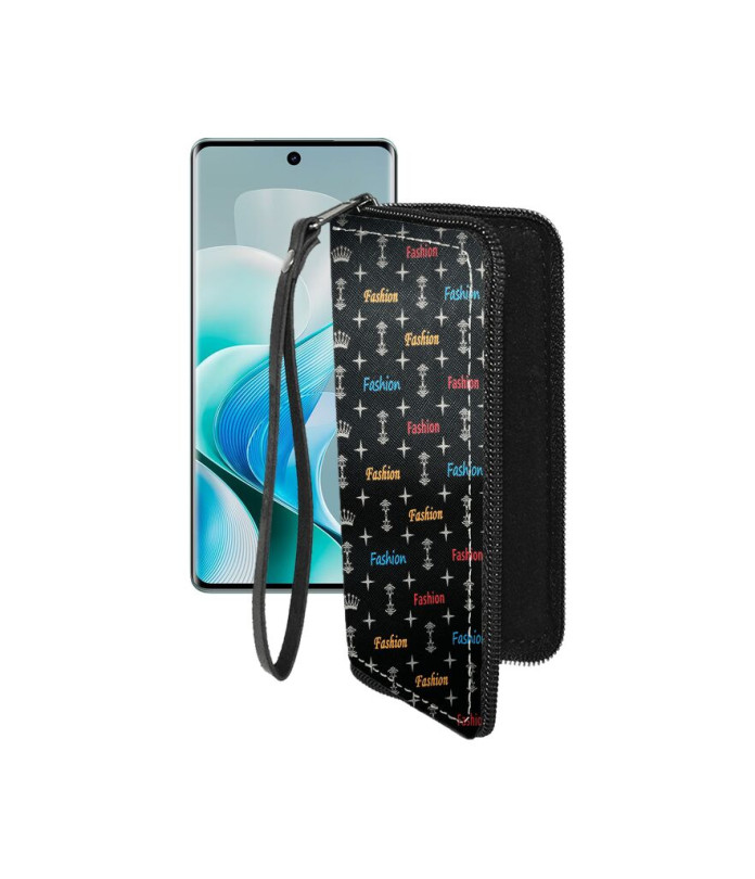 Чохол-гаманець з екошкіри для телефону Vivo V40 Pro