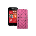 Чохол-флип з екошкіри для телефону Nokia Lumia 822