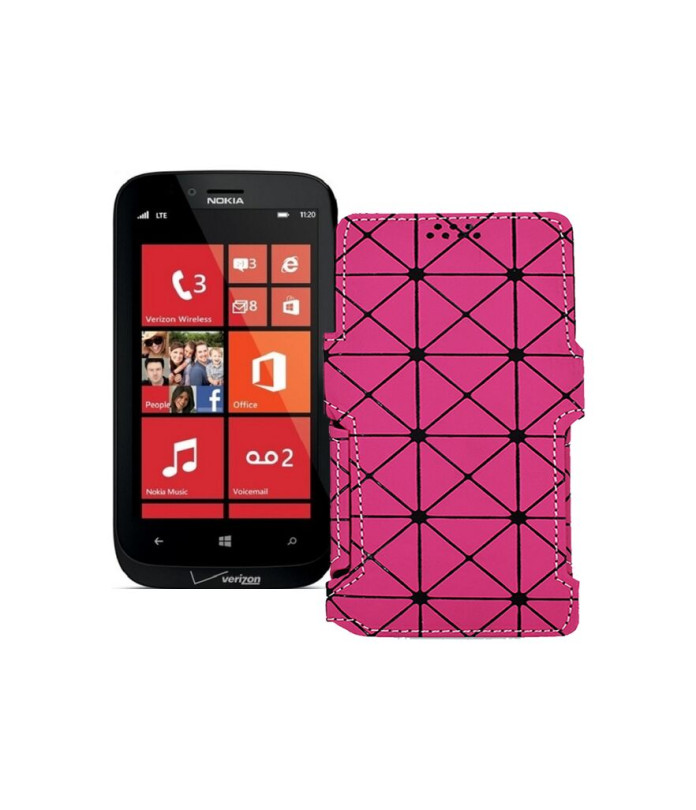 Чохол-книжка з екошкіри для телефону Nokia Lumia 822