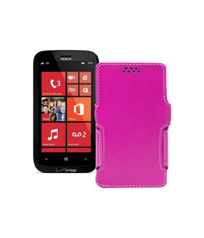 Чохол-книжка з екошкіри для телефону Nokia Lumia 822