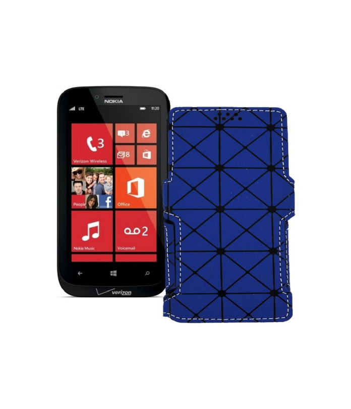 Чохол-книжка з екошкіри для телефону Nokia Lumia 822