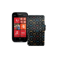 Чохол-книжка з екошкіри для телефону Nokia Lumia 822