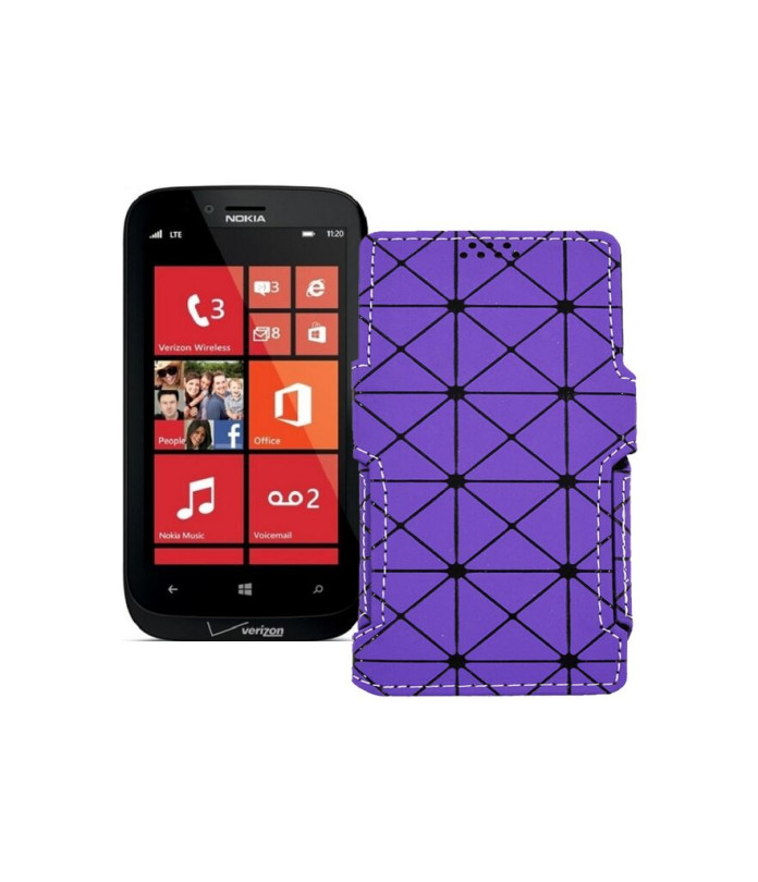 Чохол-книжка з екошкіри для телефону Nokia Lumia 822