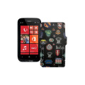 Чохол-книжка з екошкіри для телефону Nokia Lumia 822