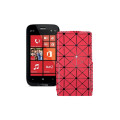 Чохол-флип з екошкіри для телефону Nokia Lumia 822