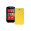 Чохол-книжка з екошкіри для телефону Nokia Lumia 822