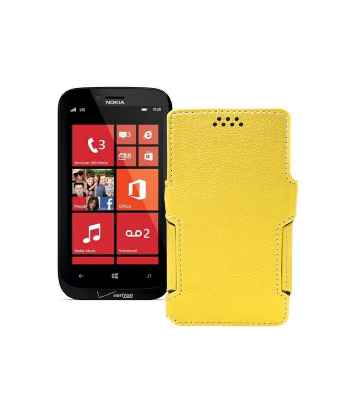 Чохол-книжка з екошкіри для телефону Nokia Lumia 822