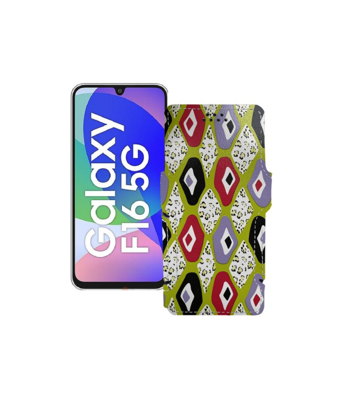 Чохол-книжка з екошкіри для телефону Samsung Galaxy F16 (E166)