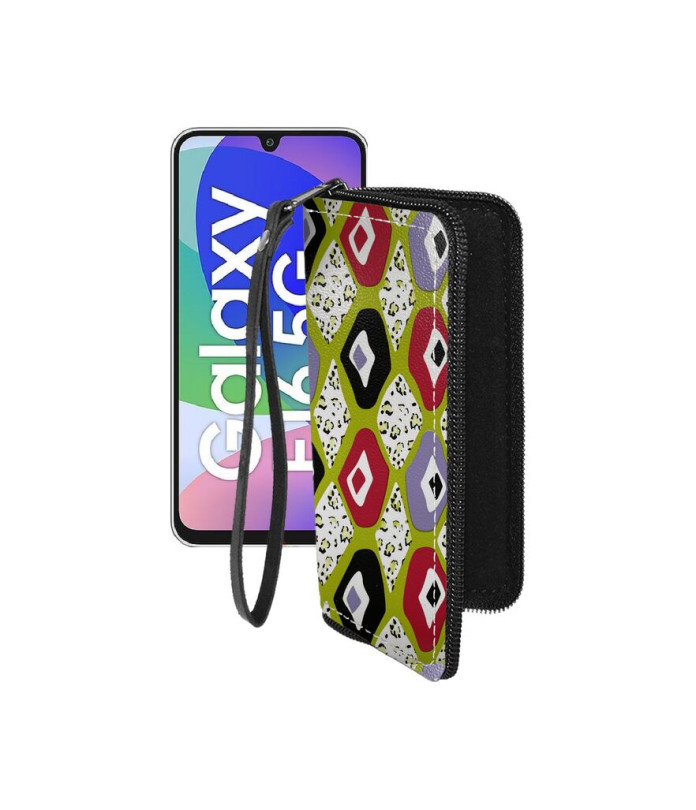 Чохол-гаманець з екошкіри для телефону Samsung Galaxy F16 (E166)