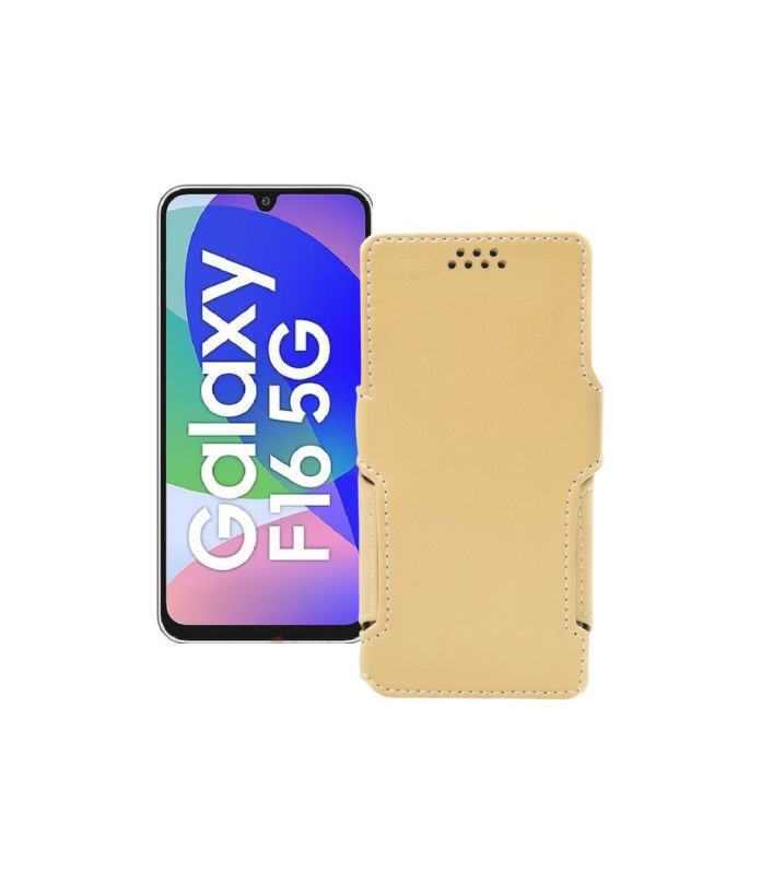 Чохол-книжка з екошкіри для телефону Samsung Galaxy F16 (E166)