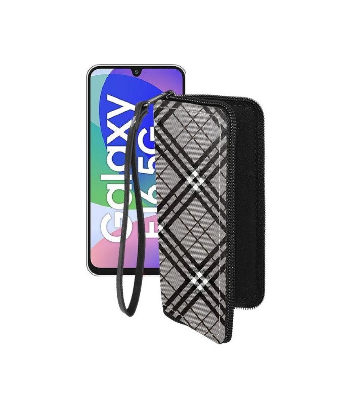 Чохол-гаманець з екошкіри для телефону Samsung Galaxy F16 (E166)