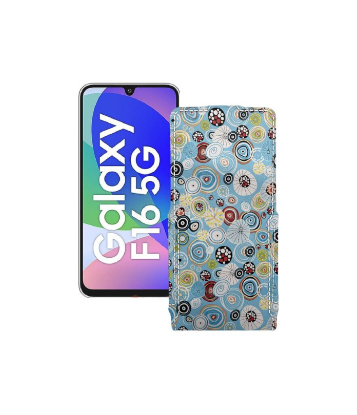 Чохол-флип з екошкіри для телефону Samsung Galaxy F16 (E166)