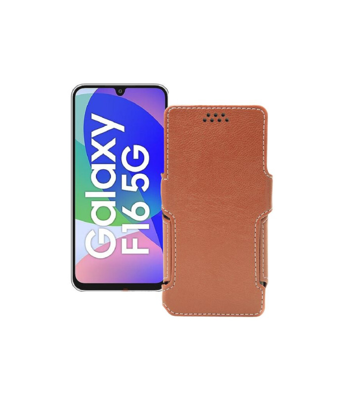 Чохол-книжка з екошкіри для телефону Samsung Galaxy F16 (E166)