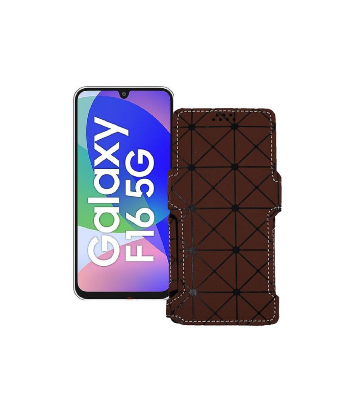 Чохол-книжка з екошкіри для телефону Samsung Galaxy F16 (E166)
