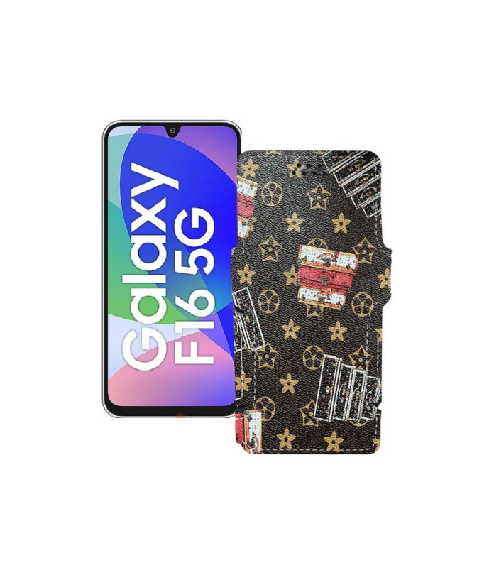Чохол-книжка з екошкіри для телефону Samsung Galaxy F16 (E166)