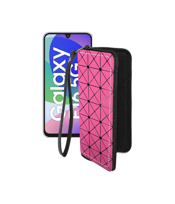 Чохол-гаманець з екошкіри для телефону Samsung Galaxy F16 (E166)