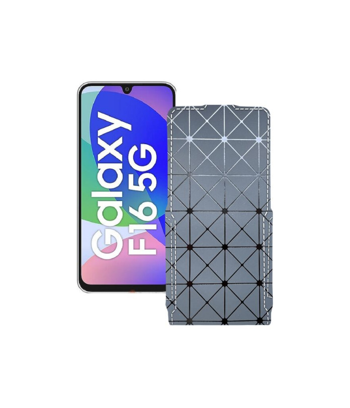 Чохол-флип з екошкіри для телефону Samsung Galaxy F16 (E166)