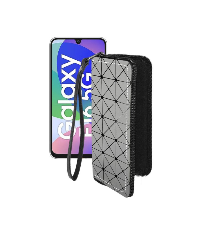 Чохол-гаманець з екошкіри для телефону Samsung Galaxy F16 (E166)