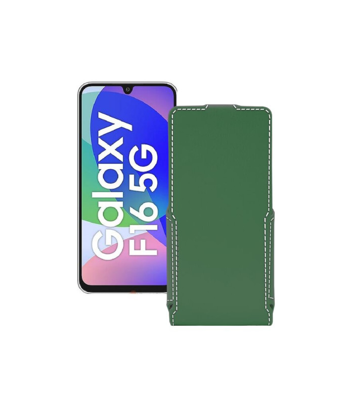 Чохол-флип з екошкіри для телефону Samsung Galaxy F16 (E166)