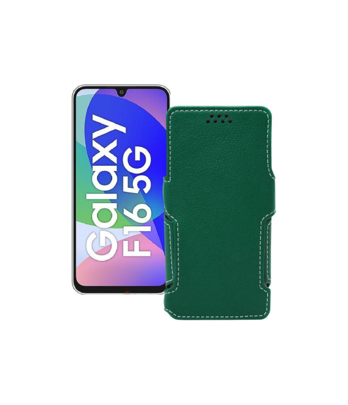 Чохол-книжка з екошкіри для телефону Samsung Galaxy F16 (E166)