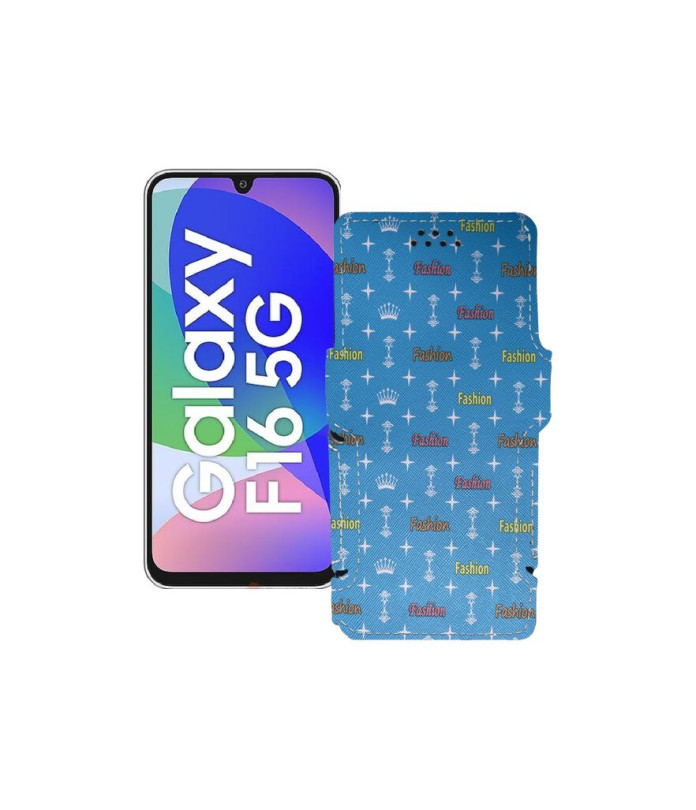 Чохол-книжка з екошкіри для телефону Samsung Galaxy F16 (E166)